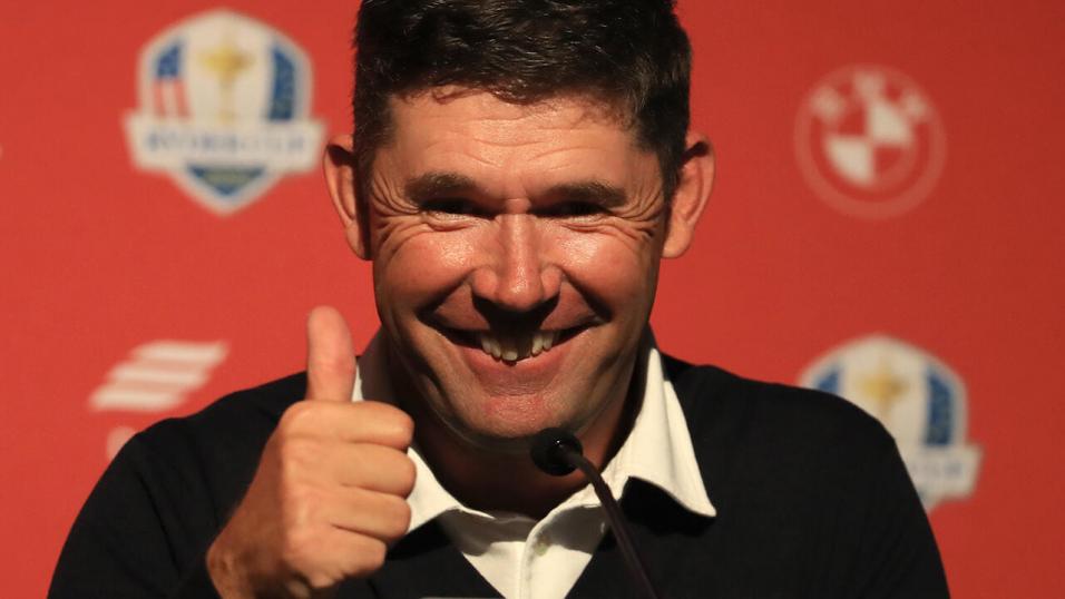 Europe captain Padraig Harrington